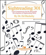 Sightreading 301 Flute band method book cover